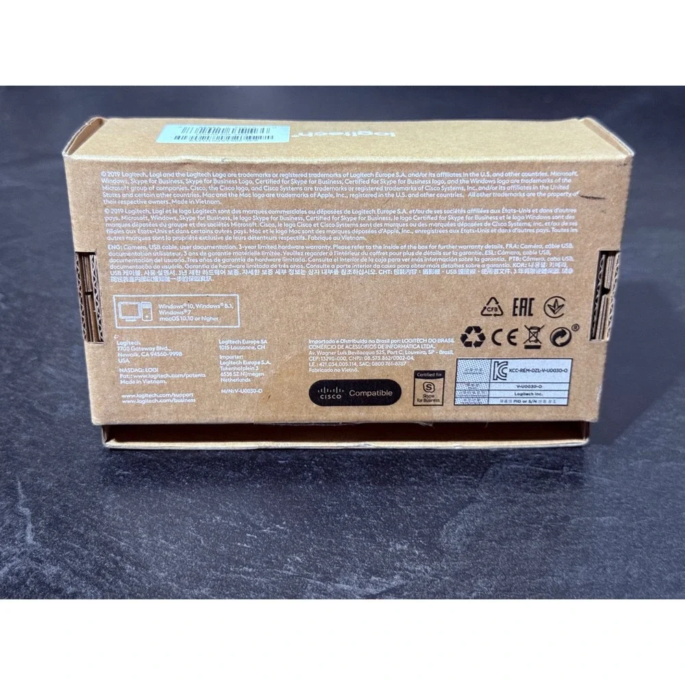 Logitech C925e Business Webcam HD 1080p Video Camera Privacy Shutter Black NIB